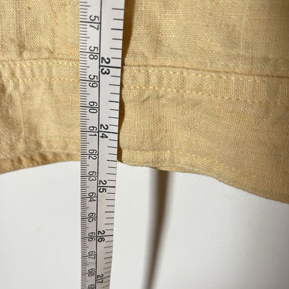 J Jill Elements Jacket Womens 2X Relaxed Fit Button Front 100% Linen - Picture 6 of 8